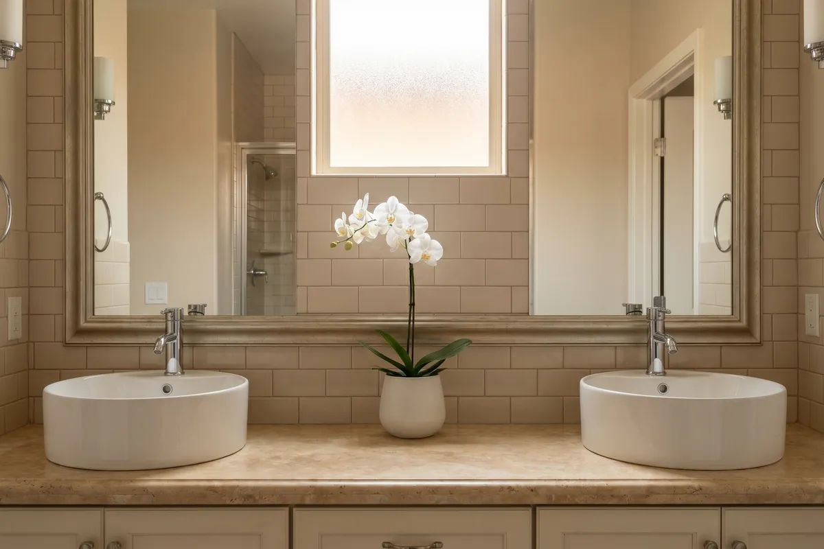 Professional countertop polishing & sealing result in a Summerlin home